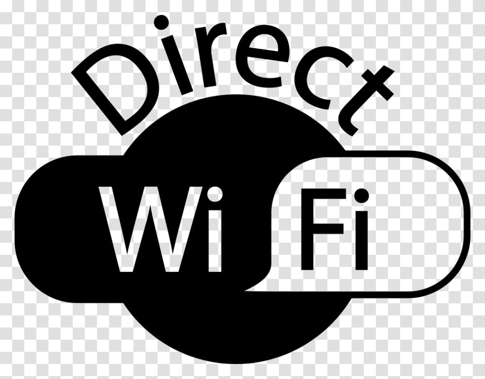 Direct Wi Fi Logo, Label, Stencil Transparent Png
