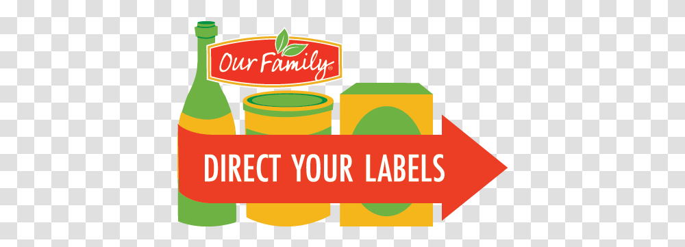 Direct Your Labels Our Family Labels, Tin, Can, Canned Goods, Aluminium Transparent Png