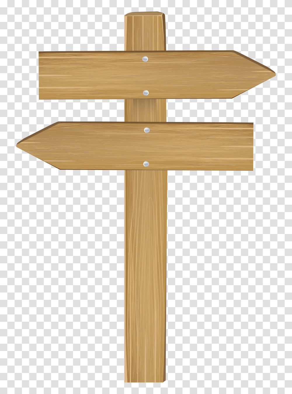 Direction Clipart Wooden Arrow Sign Wooden Arrow Sign, Symbol, Cross, Crucifix Transparent Png