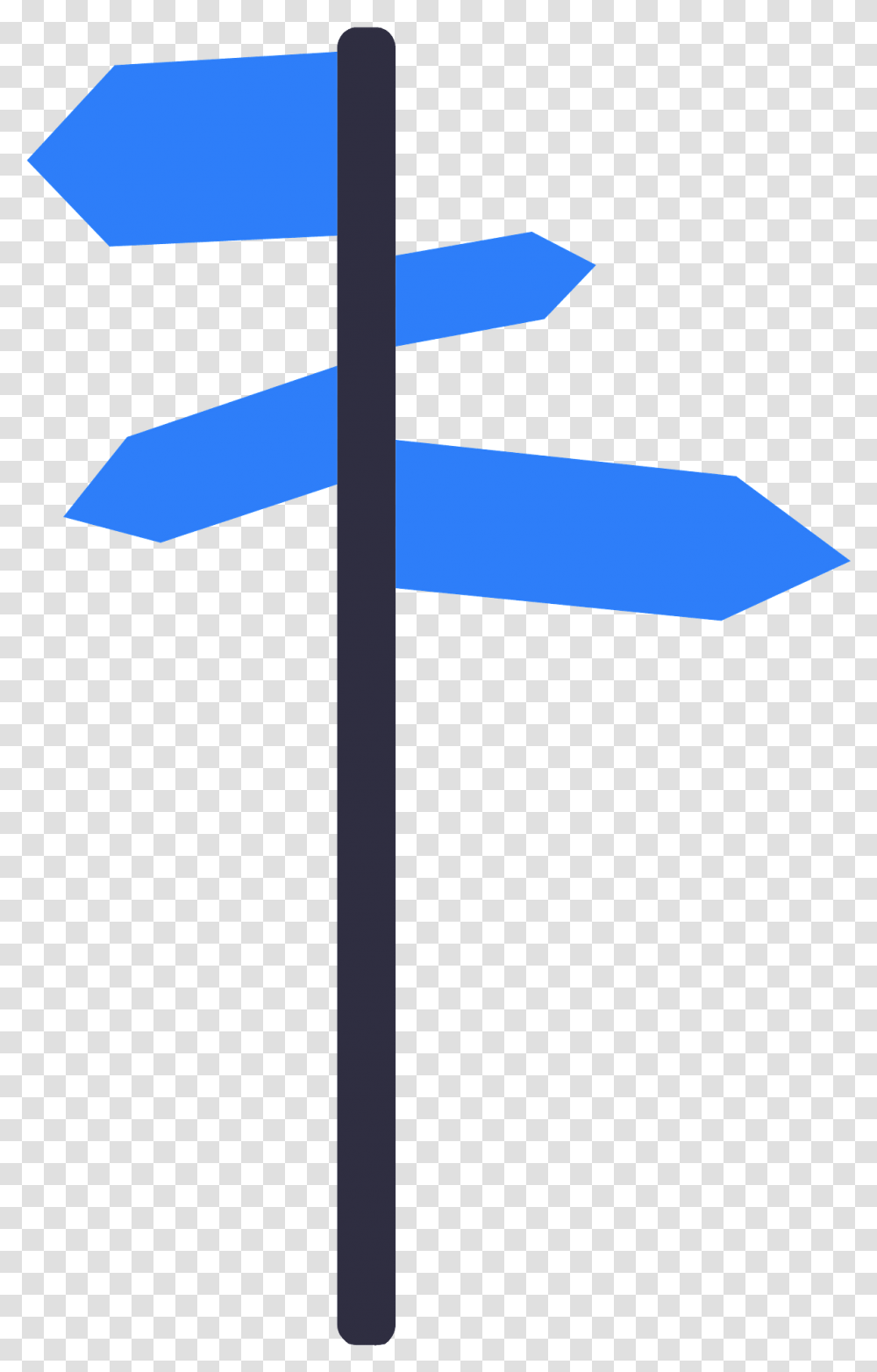 Direction Road Signs Clipart Vertical, Cross, Symbol, Crucifix, Star Symbol Transparent Png