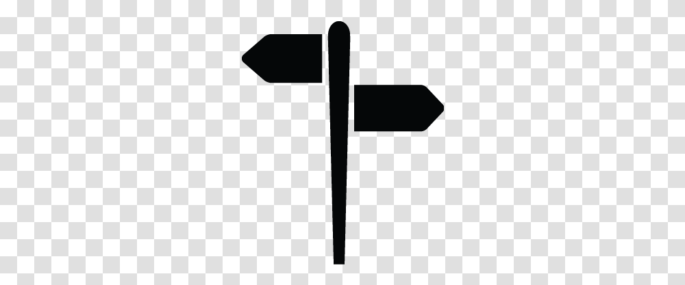 Direction Signal Icon Cross, Crucifix, Silhouette, Arrow Transparent Png