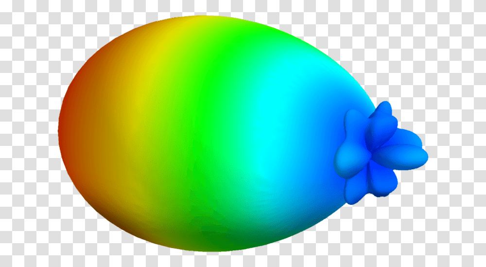 Directional Antenna Radiation Pattern 3d, Balloon, Food, Egg, Lighting Transparent Png
