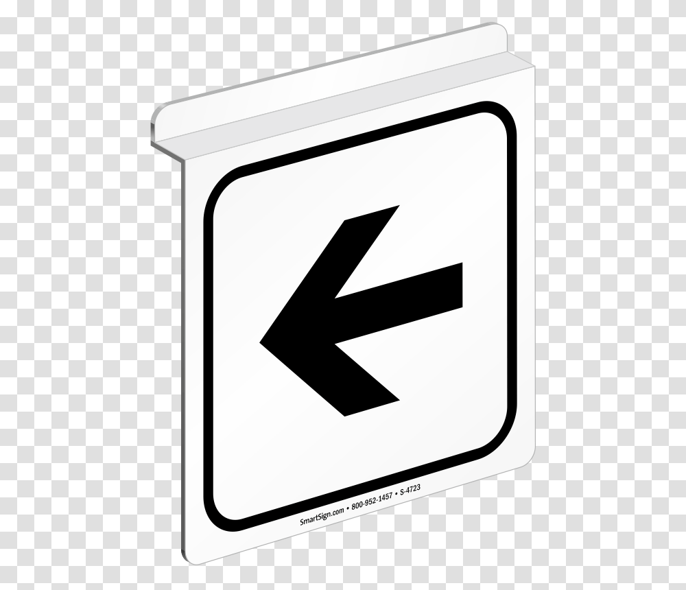 Directional Drop Ceiling Left Arrow Sign Sku S, Number, Mailbox Transparent Png