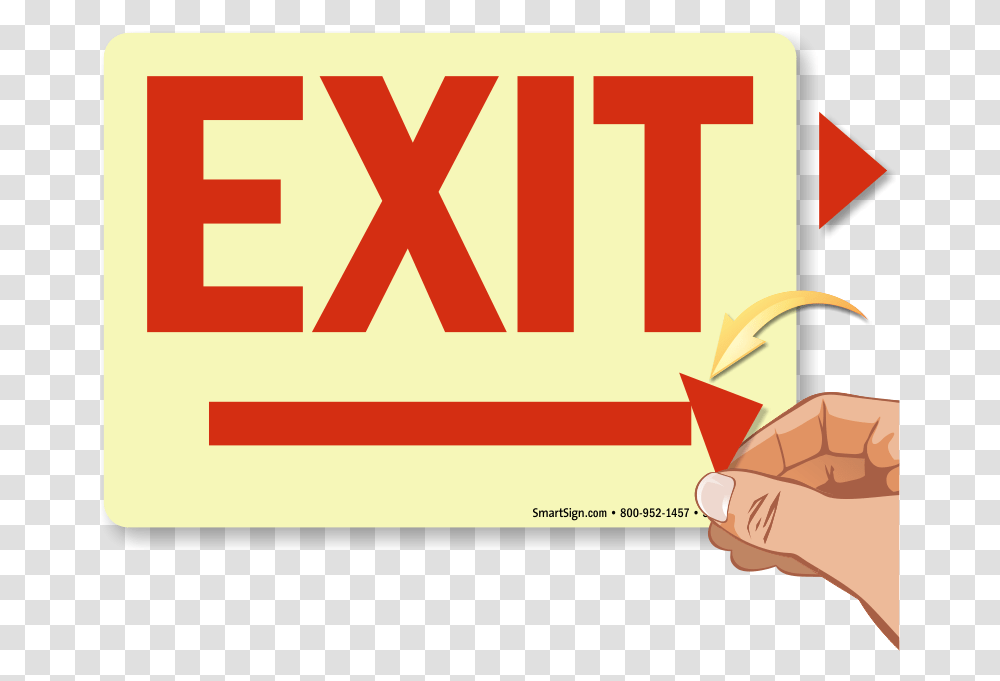Directional Exit Signs With Arrows Exit Only Sign, Paper, First Aid, Label Transparent Png