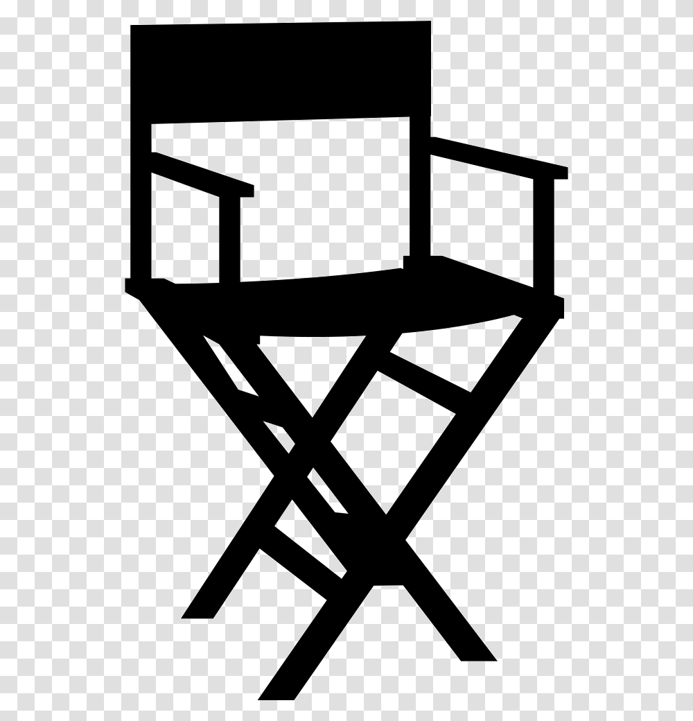 Director Chair Director Chair In, Furniture, Cross, Stand Transparent Png