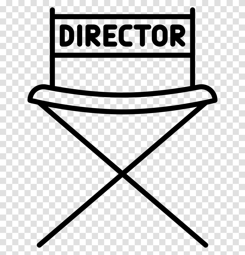 Director Chair Director's Chair White, Apparel, Hat Transparent Png