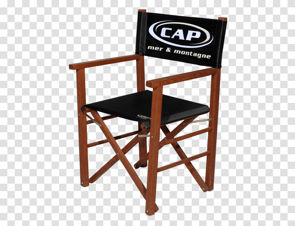 Director Seat Cap Profile Folding Chair, Furniture, Canvas, Armchair Transparent Png