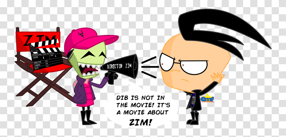 Director Zim By Tiny Invader Zim Tiny Toons, Person, Hat, Sunglasses, Face Transparent Png
