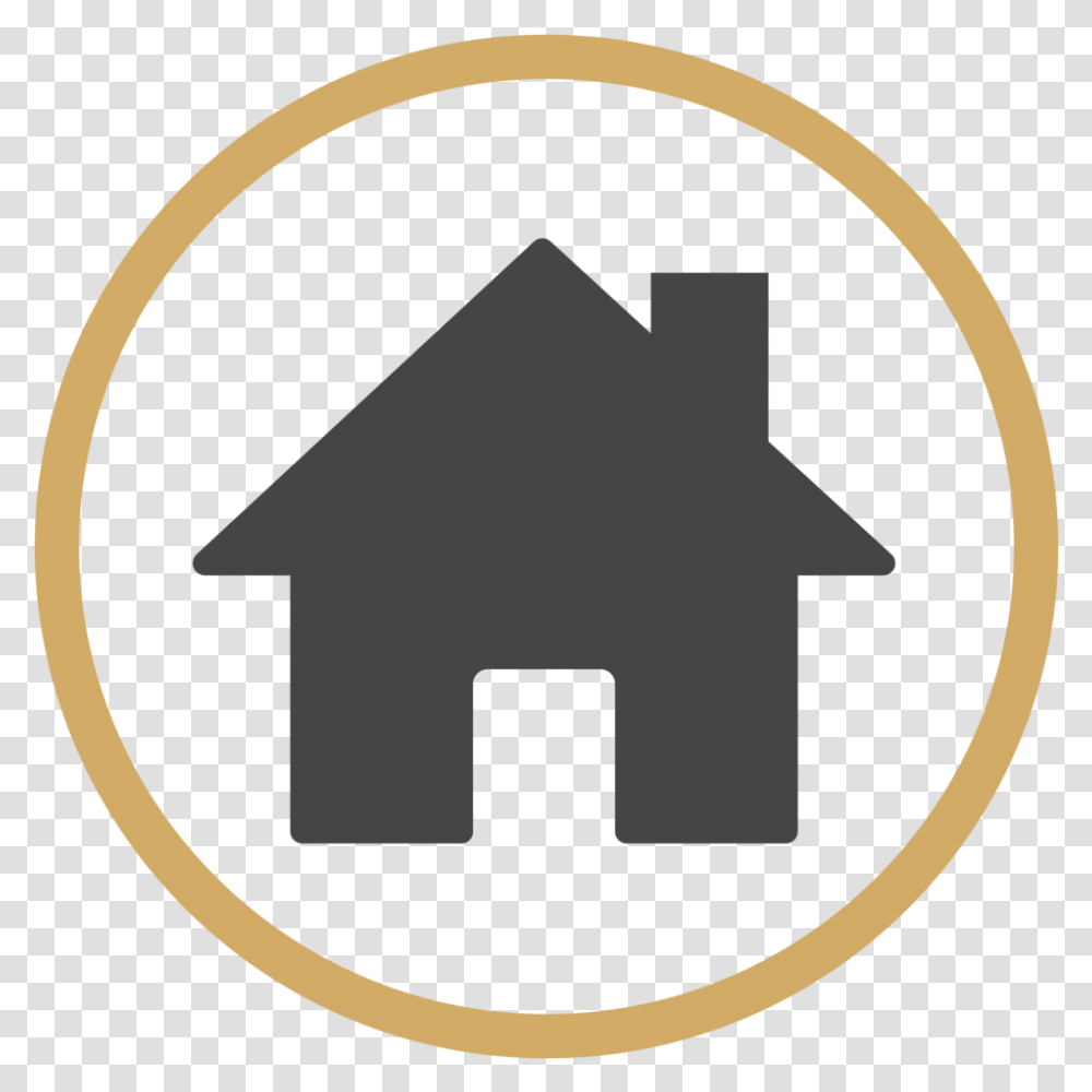 Directors Mortgage Close Home Material Icon, Recycling Symbol, Logo, Trademark Transparent Png
