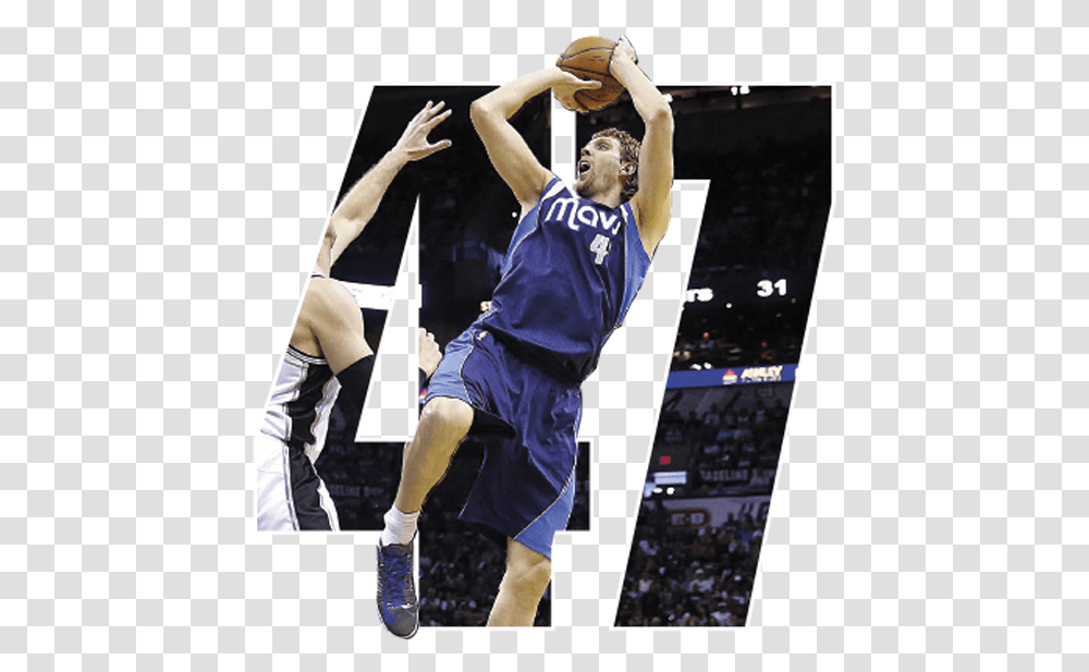 Dirk Nowitzki For Basketball, Person, Human, People, Team Sport Transparent Png