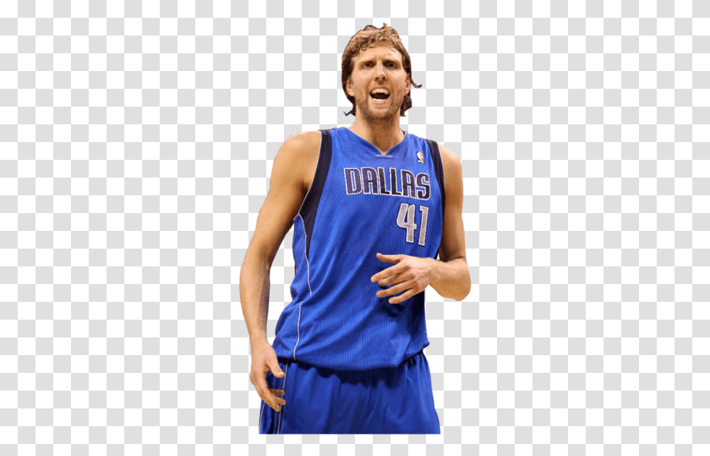 Dirk Nowitzki No Background Basketball Player, Person, Human, People, Clothing Transparent Png