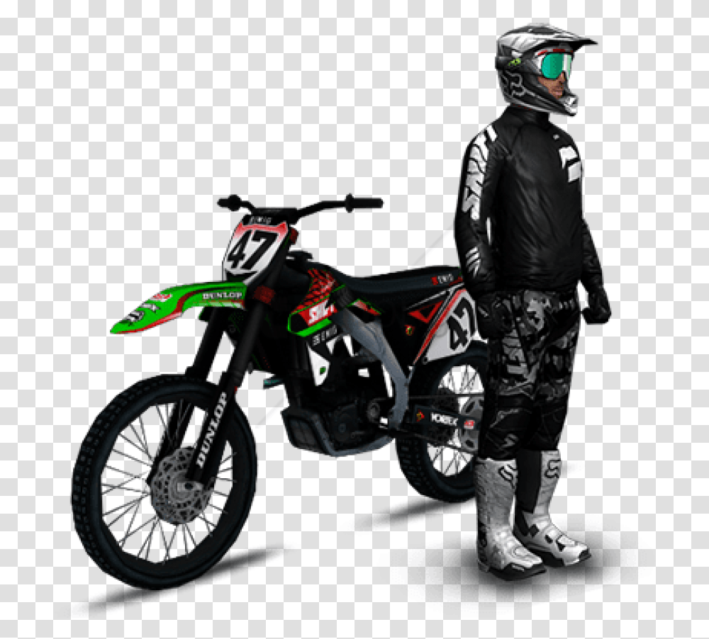 Dirt Bike Clipart, Motorcycle, Vehicle, Transportation, Person Transparent Png