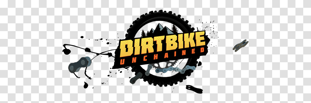 Dirt Bike Unchained Discover The Mobile Racing Game Dirt Bike Unchained Logo, Word, Text, Symbol, Trademark Transparent Png