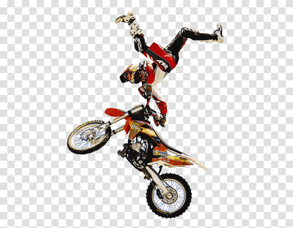 Dirt Bikes Bring A New Type Of Horsepower To Rodeo, Motorcycle, Vehicle, Transportation, Person Transparent Png