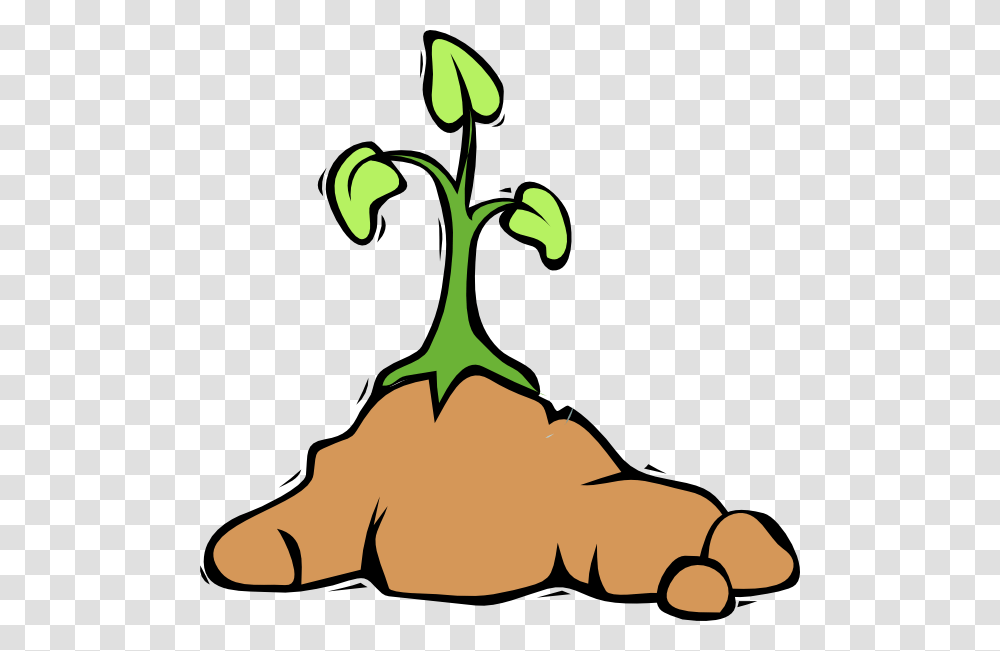 Dirt Clip Art, Plant, Sprout, Outdoors, Animal Transparent Png