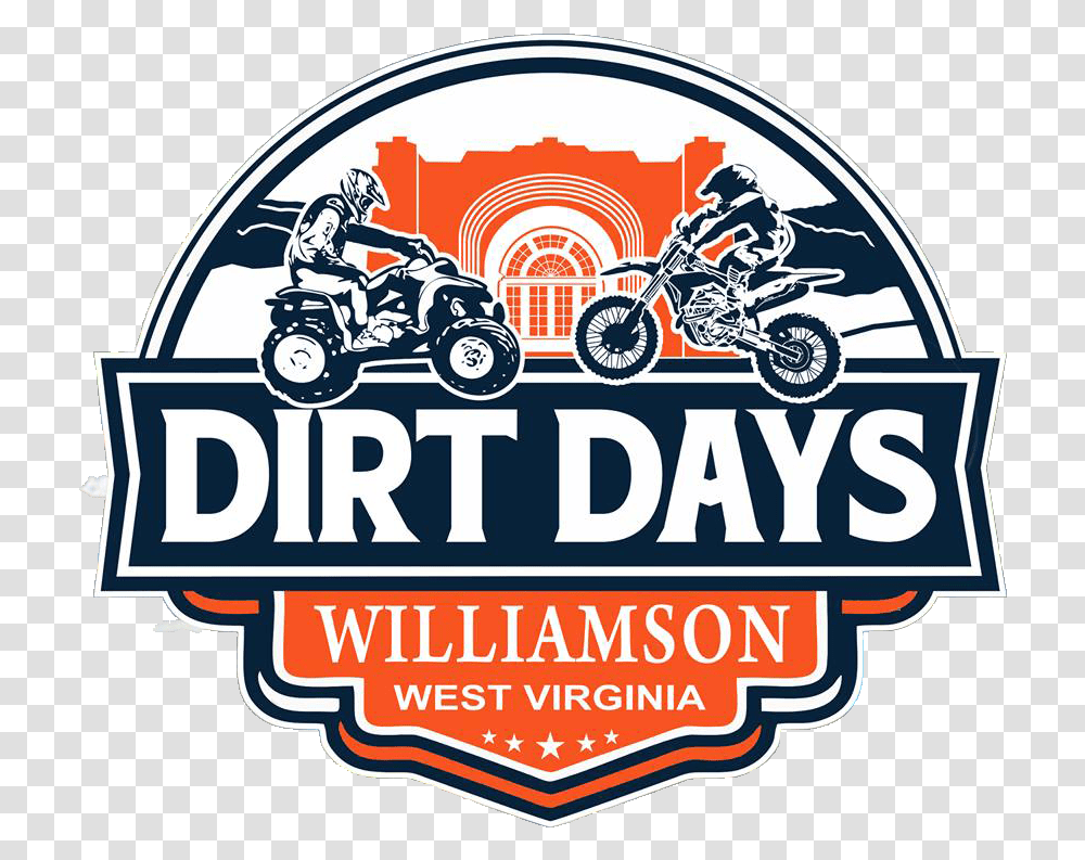 Dirt Days Festival Starts April 26th In Williamson Atv Club, Motorcycle, Vehicle, Transportation, Logo Transparent Png