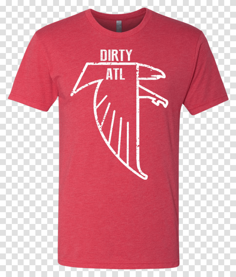 Dirty Bird Mens Tri Atlanta Falcons Old Logo, Clothing, Apparel, T-Shirt, Plant Transparent Png