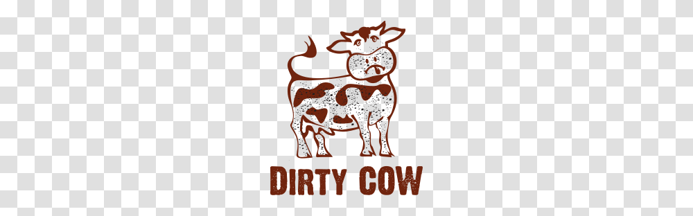 Dirty Cow Clip Art, Poster, Animal, Mammal, Rug Transparent Png