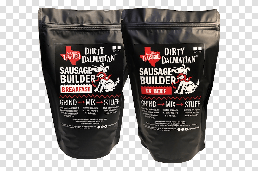 Dirty Dalmatian Sausage Builder Beef And Breakfast, Bottle, Cosmetics, Label Transparent Png