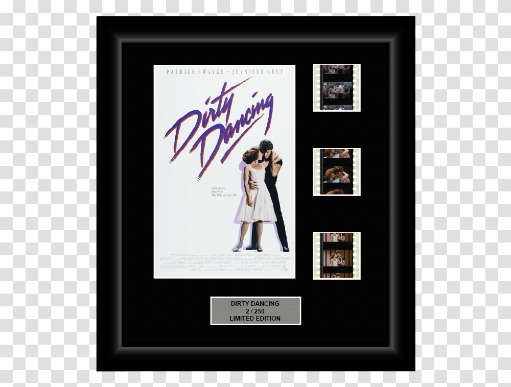 Dirty Dancing Movie Poster, Advertisement, Collage, Person, Flyer Transparent Png