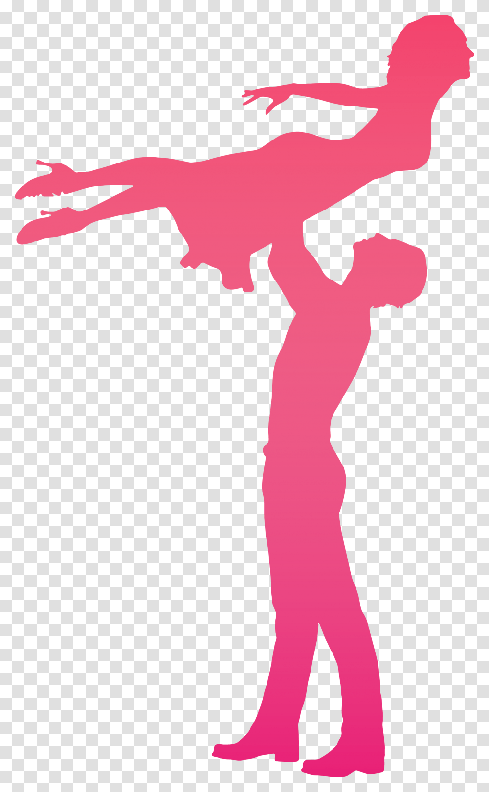 Dirty Dancing Silhouette, Person, Leisure Activities, Dance Pose, Face Transparent Png
