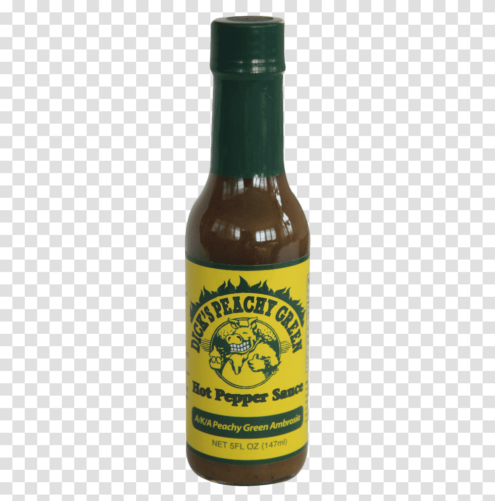 Dirty Dicks Peachy Green Hot Pepper Sauce 147ml Glass Bottle, Beer, Alcohol, Beverage, Drink Transparent Png