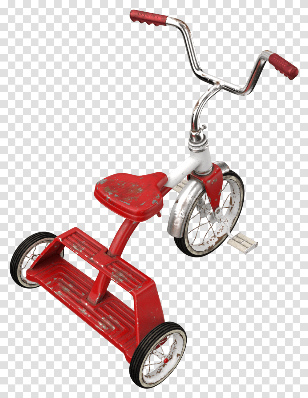 Dirty Vintage Tricycle Image, Vehicle, Transportation, Wheel, Machine Transparent Png