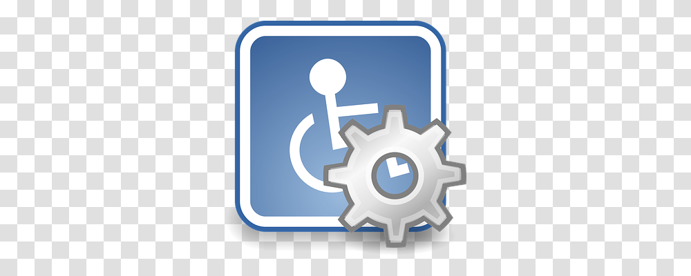 Disabled Machine, Gear, Cross Transparent Png