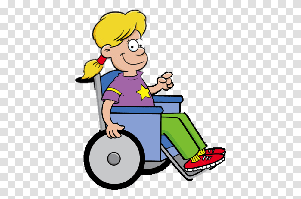 Disabled Deprived From Their Girl In A Wheelchair Clipart, Person, Human, Lawn Mower, Tool Transparent Png