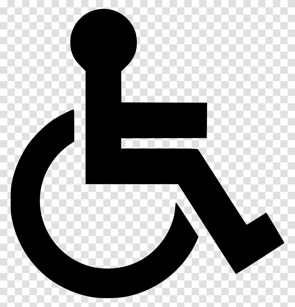 Disabled Handicap Symbol Wheel Chair Clipart, Hammer, Tool, Logo, Trademark Transparent Png