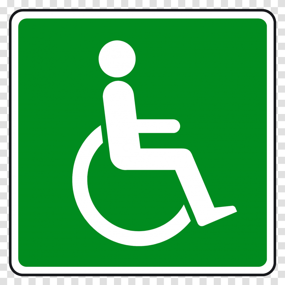 Disabled, Road Sign, Stopsign Transparent Png