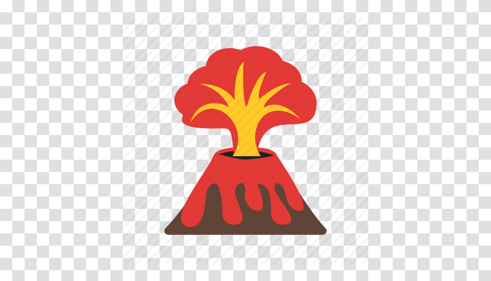 Disaster Eruption Exploding Lava Natural Sparkling Volcano Icon, Mountain, Outdoors, Nature, Plant Transparent Png
