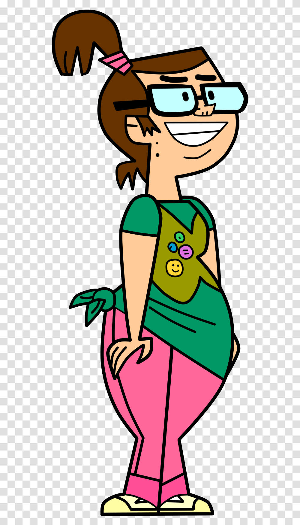 Disaster Girl Beth From Total Drama Island, Label Transparent Png