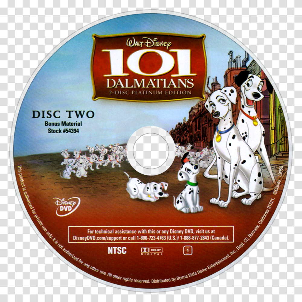 Disc 101 Dalmatians Platinum Edition Dvd, Disk Transparent Png