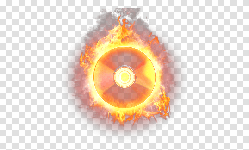 Disc Cd Burn Burning Wavy Wave Fire Music On Fire, Bonfire, Flame, Disk, Dvd Transparent Png
