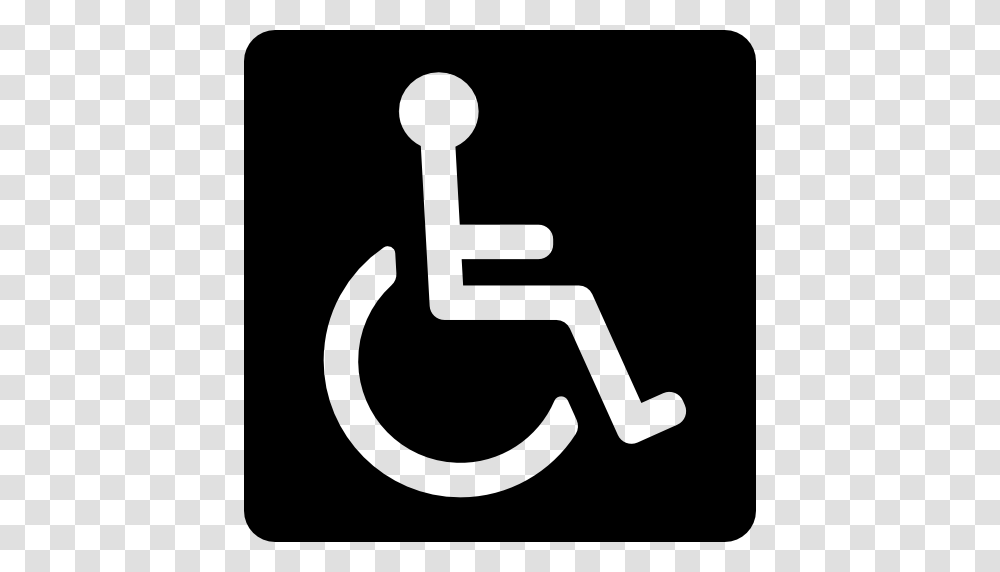Discapacity Disabled Disability Signs Square Signal Sign, Hammer, Tool, Cross Transparent Png