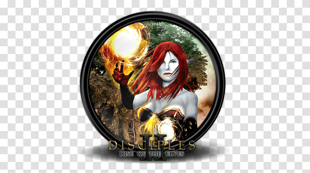 Disciples 2 Rise Of The Elves 1 Icon Mega Games Pack 37 Disciples 2 Gold Icon, Person, Human, Poster, Advertisement Transparent Png