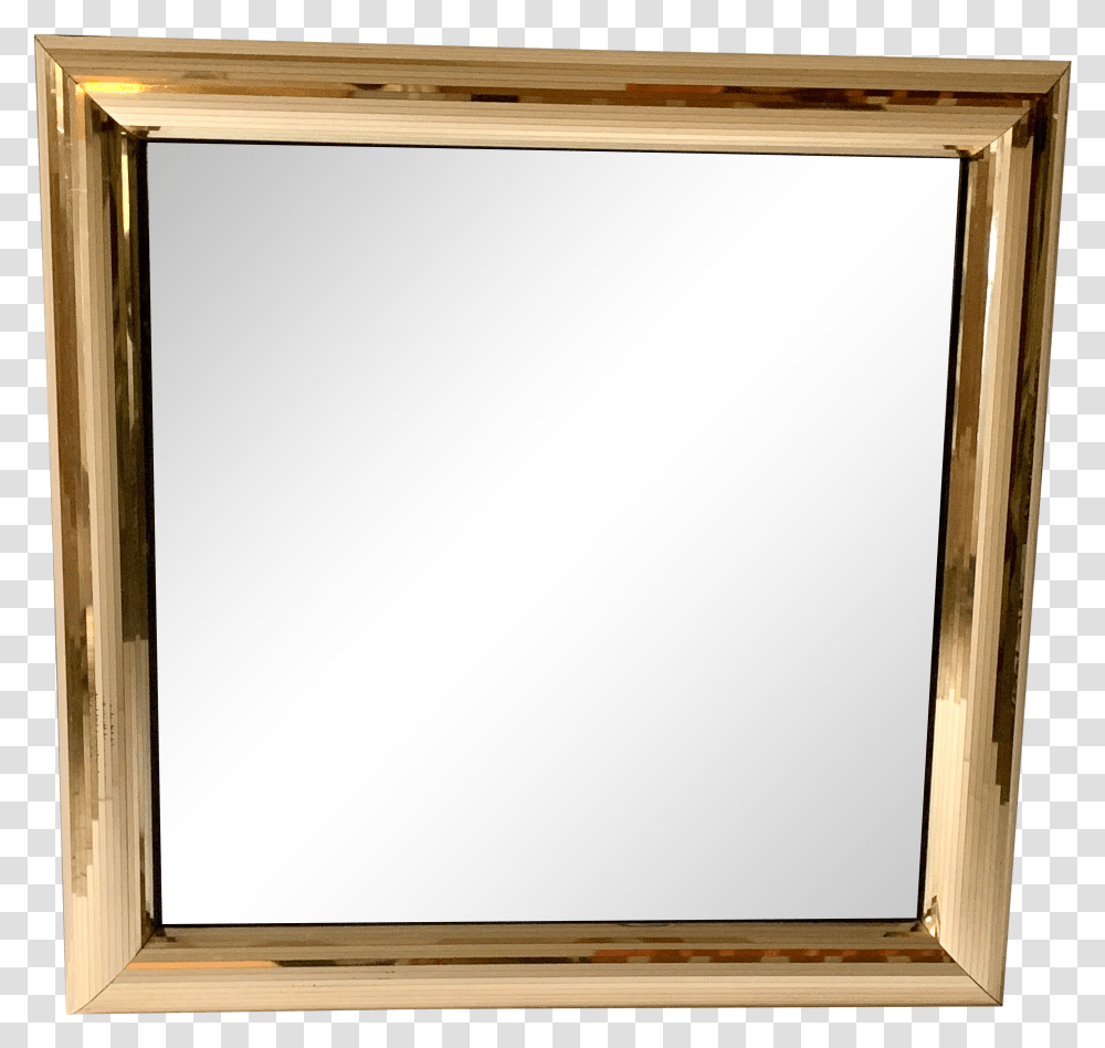 Disco Ball Gold Square Mirror Transparent Png