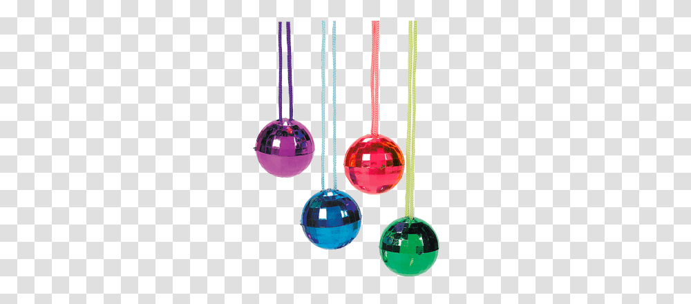 Disco Ball Necklaces Disco Party Decorations Disco Balls, Sphere, Ornament, Glass, Lighting Transparent Png