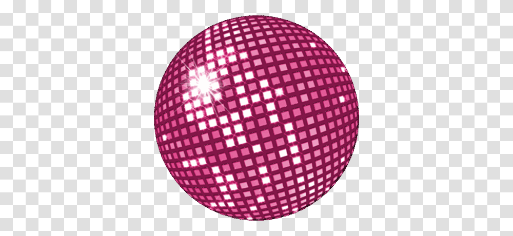 Disco Ball Pink Blossom, Sphere, Rug, Lamp Transparent Png