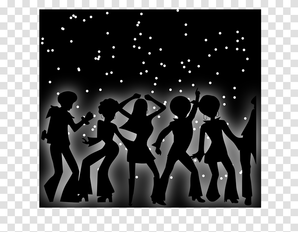 Disco Dark Dancing Free Vector Graphic On Pixabay Save The Date To Dance, Person, People, Paper, Crowd Transparent Png