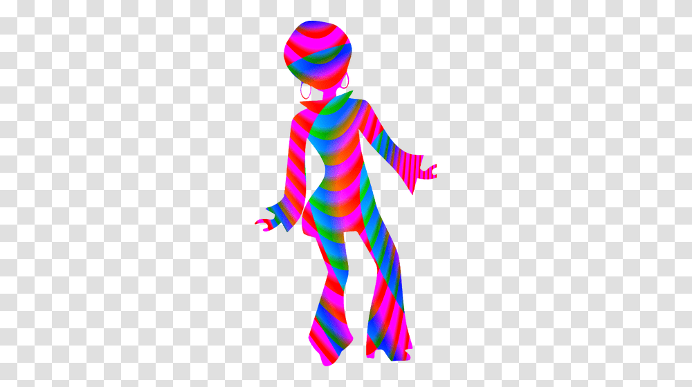 Disco Girl Silhouette, Person Transparent Png