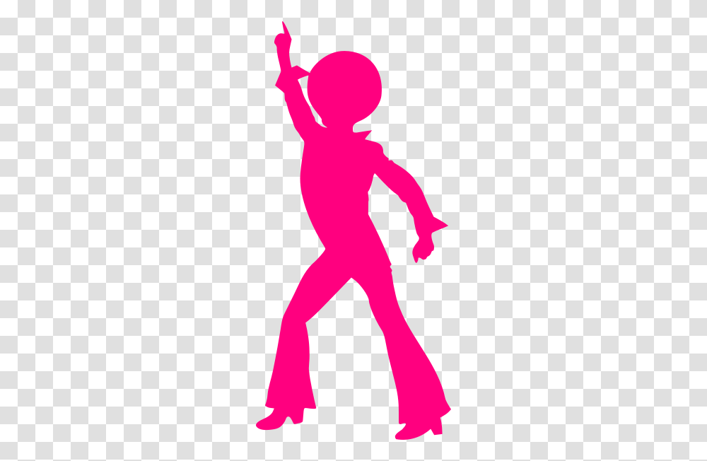 Disco Men Pink Clip Art, Dance Pose, Leisure Activities, Person, Silhouette Transparent Png