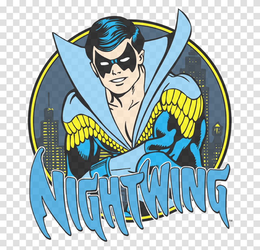 Disco Nightwing T Shirt, Poster, Advertisement, Batman Transparent Png