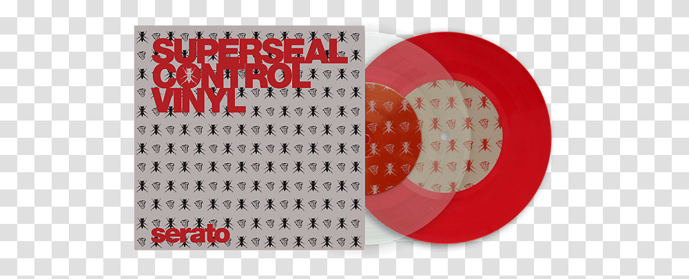 Discontinued Serato Thud Rumble X Serato 7 Superseal Control Vinyl, Label, Rug, Number Transparent Png