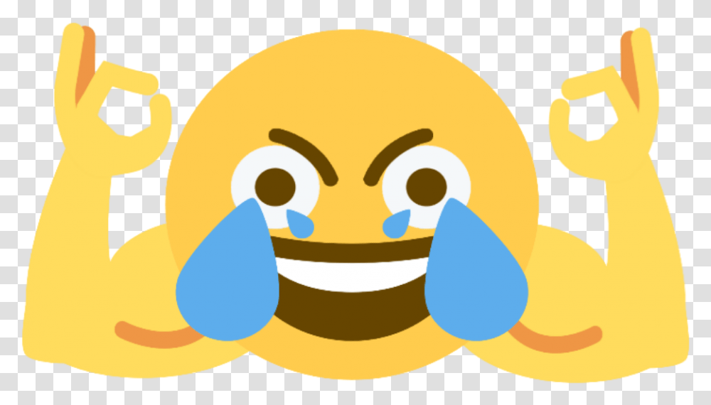 Discord Emojis Open Eye Crying Laughing Emoji, Outdoors, Label, Egg, Food Transparent Png