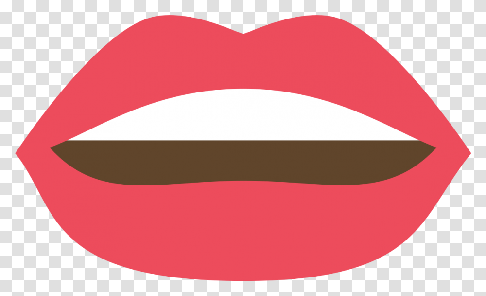 Discord Lips Emoji Download Mouth Emoji, Mustache, Heart, Tape, Cushion Transparent Png