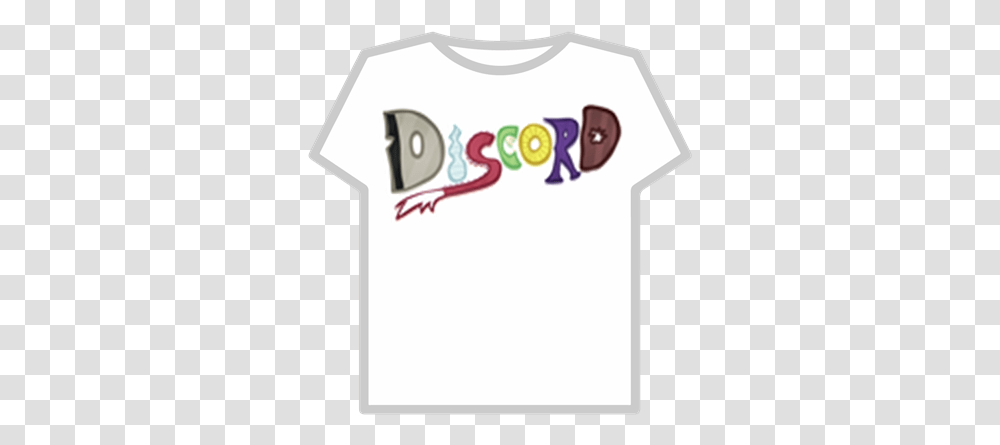 Discord Logo Roblox Logo, Clothing, T-Shirt, Text, Sleeve Transparent Png