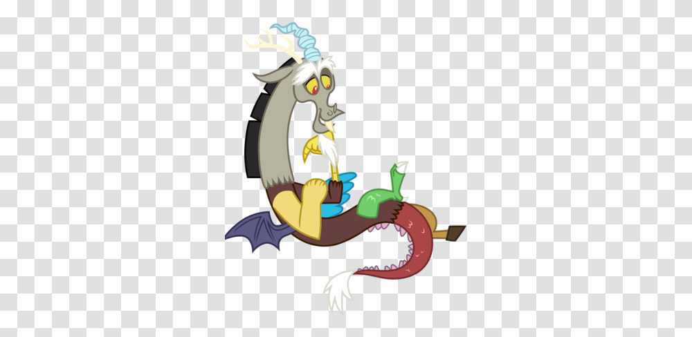 Discord Mlp Tickle Fluttershy, Toy, Dragon, Animal, Mammal Transparent Png