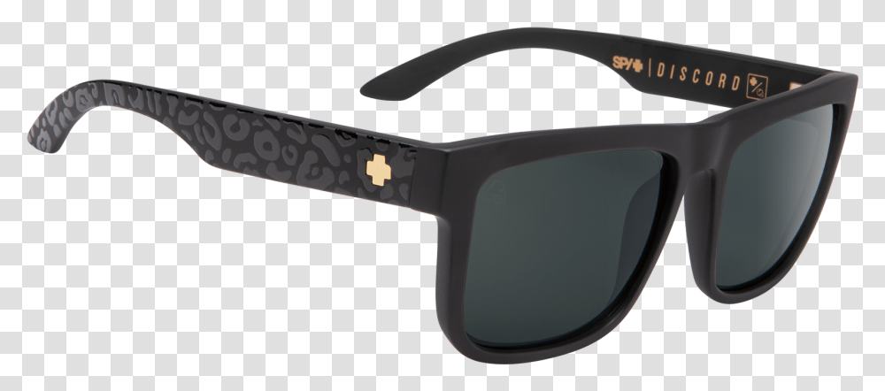 Discord Sunglasses Spy Optic '80s Inspired Frames Spy Discord Matte Black Leopard, Accessories, Accessory, Goggles Transparent Png